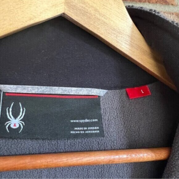 Spyder Women Major Cable Stryke Sweater  Jacket  Fleece Lined Grey M EUC - Picture 10 of 13